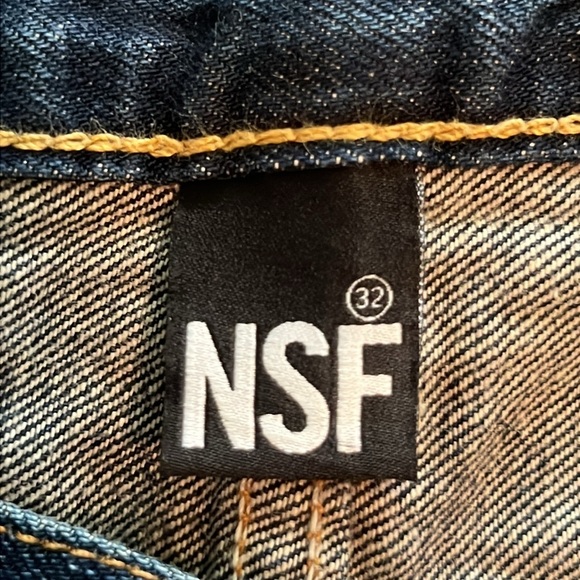 NSF Straight Leg Mens Selvedge Denim Size 32 - Picture 9 of 16